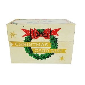 VINTAGE CHRISTMAS ADDRESS BOX BY STYLECRAFT